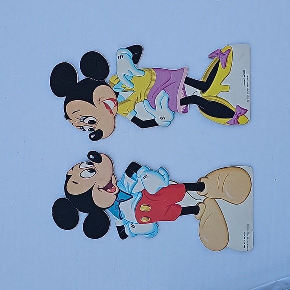 Vintage Walt Disney Whitman 1972 Mickey & Minnie Mouse Paper Dolls - Picture 7 of 12